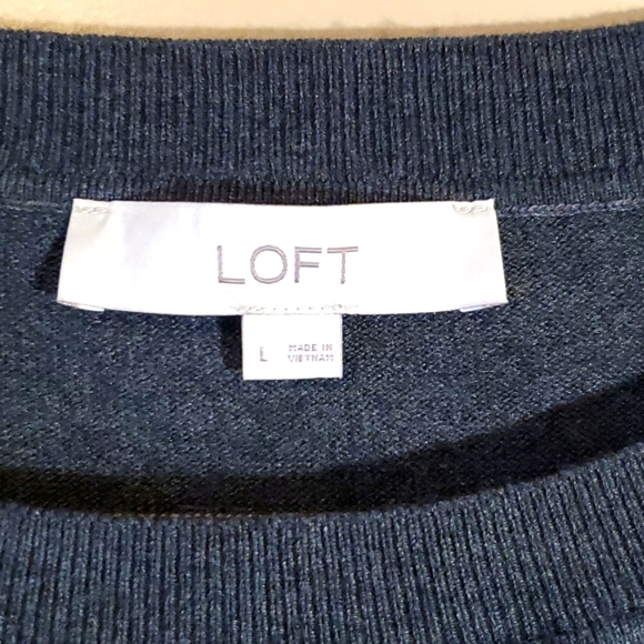 LOFT Women's Size L Short Sweater Dress - Picture 3 of 4